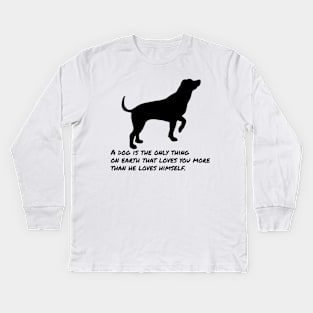 Design for Dog Lovers and Owners Kids Long Sleeve T-Shirt